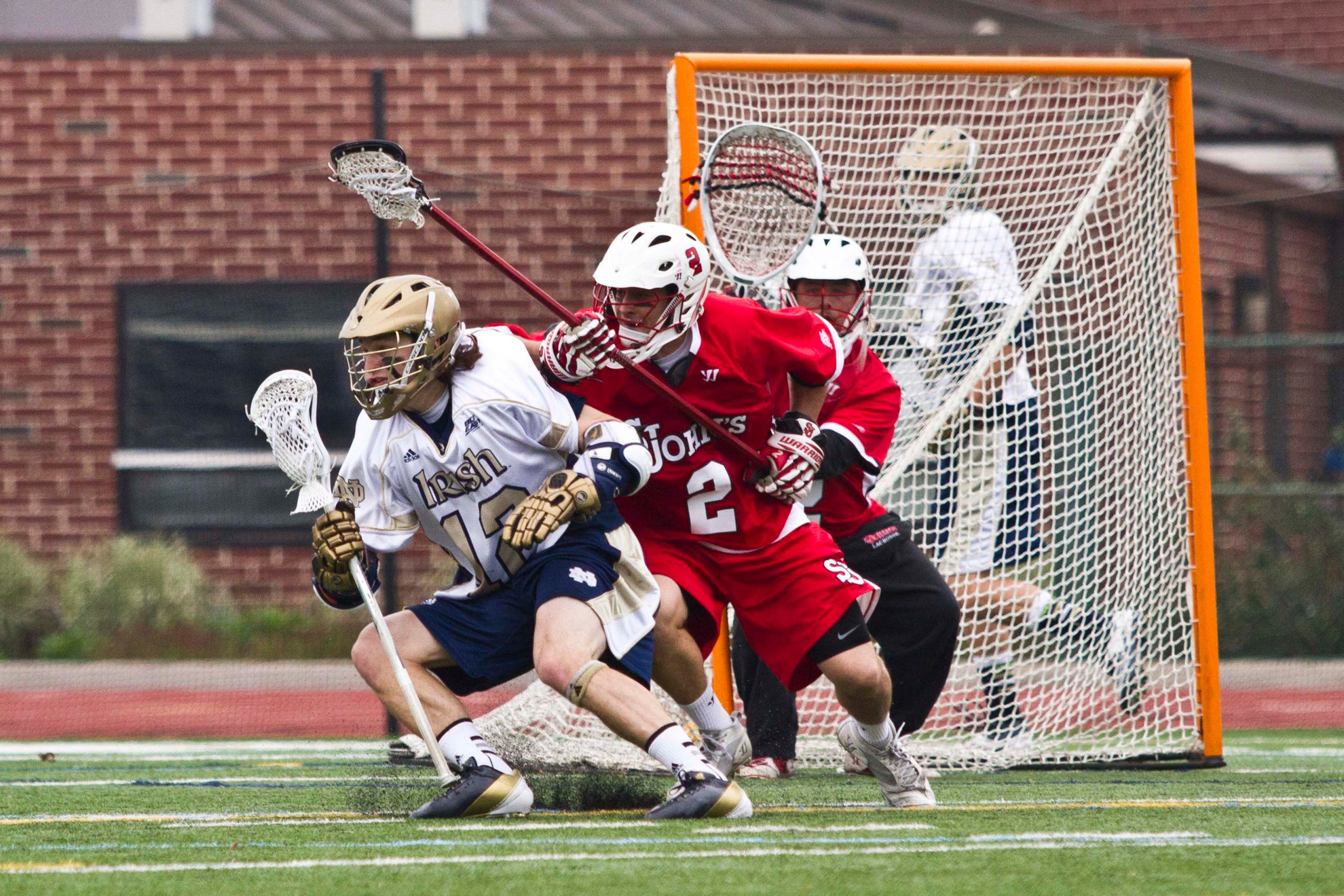 #2 Notre Dame Upended By St. John’s, 8-7, In BIG EAST Semifinals Sophomore attackman Westy Hopkins led the Irish with three goals against St. John's.