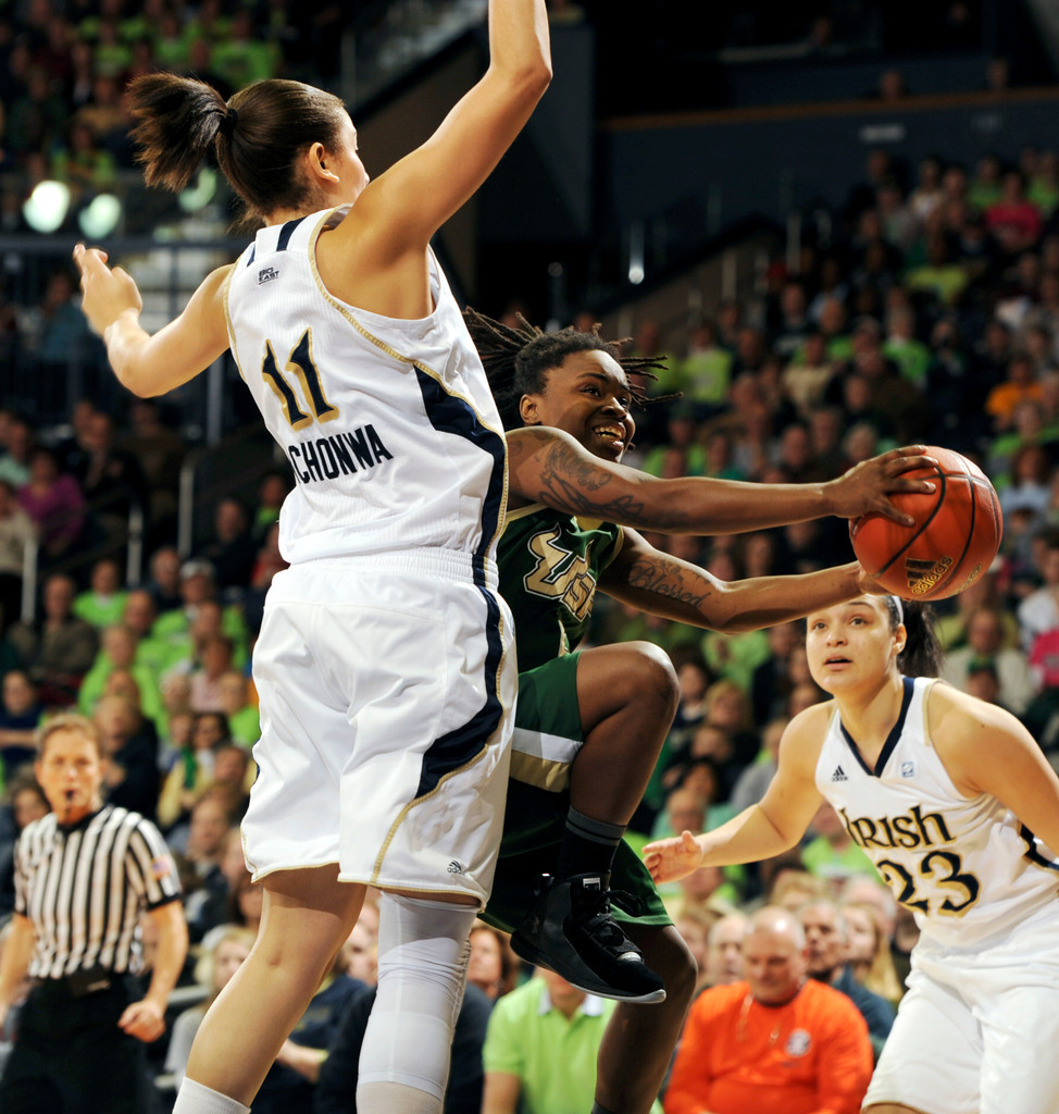 Novosel Leads No. 3 Notre Dame Past USF, 80-68 (AP)