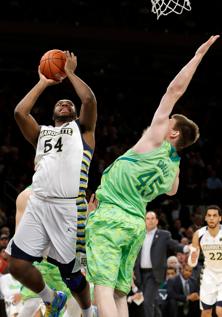 Notre Dame Beats Marquette, 73-65, to Reach BIG EAST Semis (AP)