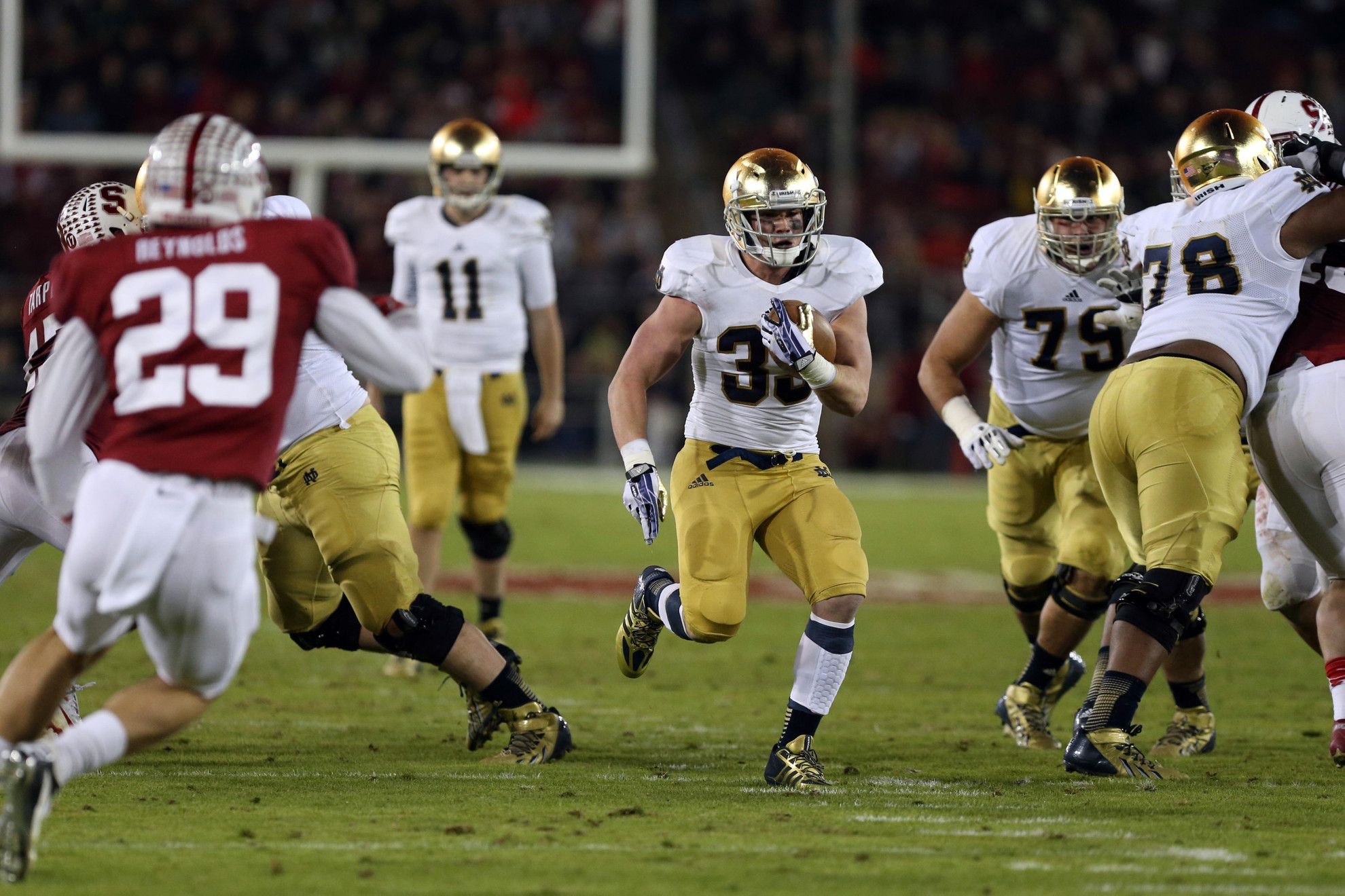 Collinsworth, Day, Martin and McDaniel Named 2014 Notre Dame Football Captains Senior running back Cam McDaniel.