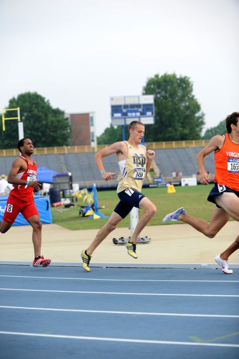 Jack Howard concluded his track career in the 800-meter run at the NCAA Finals in Des Moines, Iowa.
