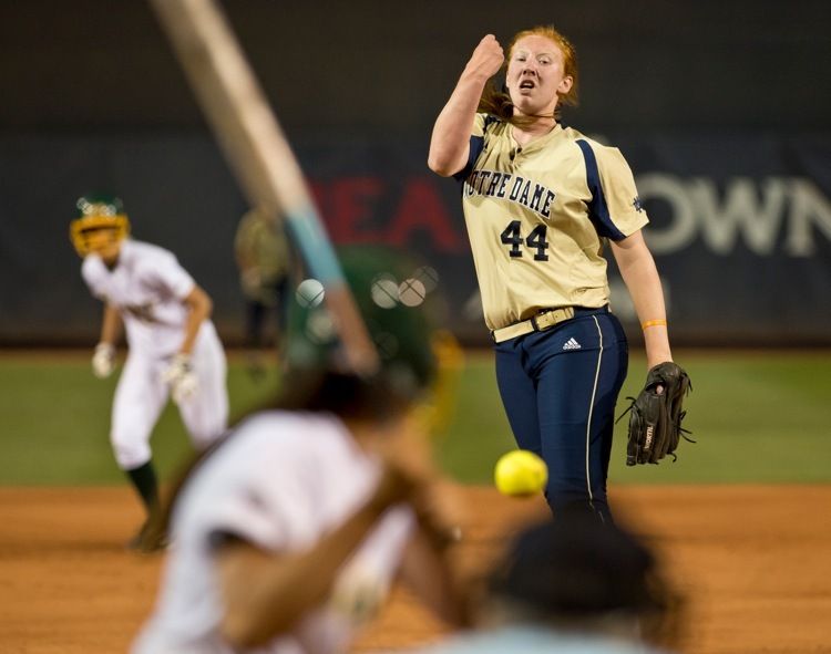 2012 BIG EAST Pitcher of the Year Laura Winter is among a talented group of 13 Notre Dame returnees