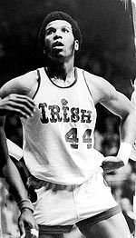 One of the greatest players to don an Irish uniform, Adrian Dantley was the national player of the year in 1976.