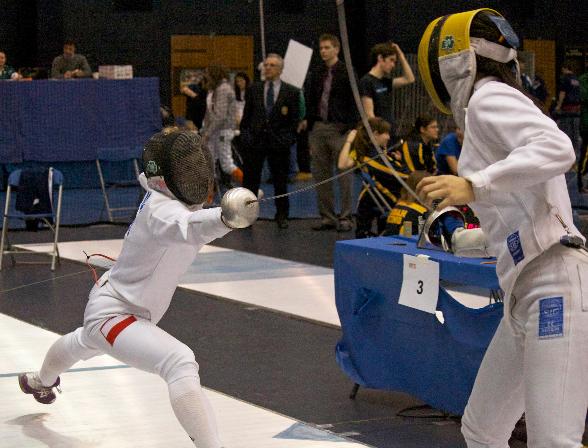 Women’s Epee Leads The Way On Day Three In Virginia Beach Ewa Nelip, fencing at Notre Dame in 2013