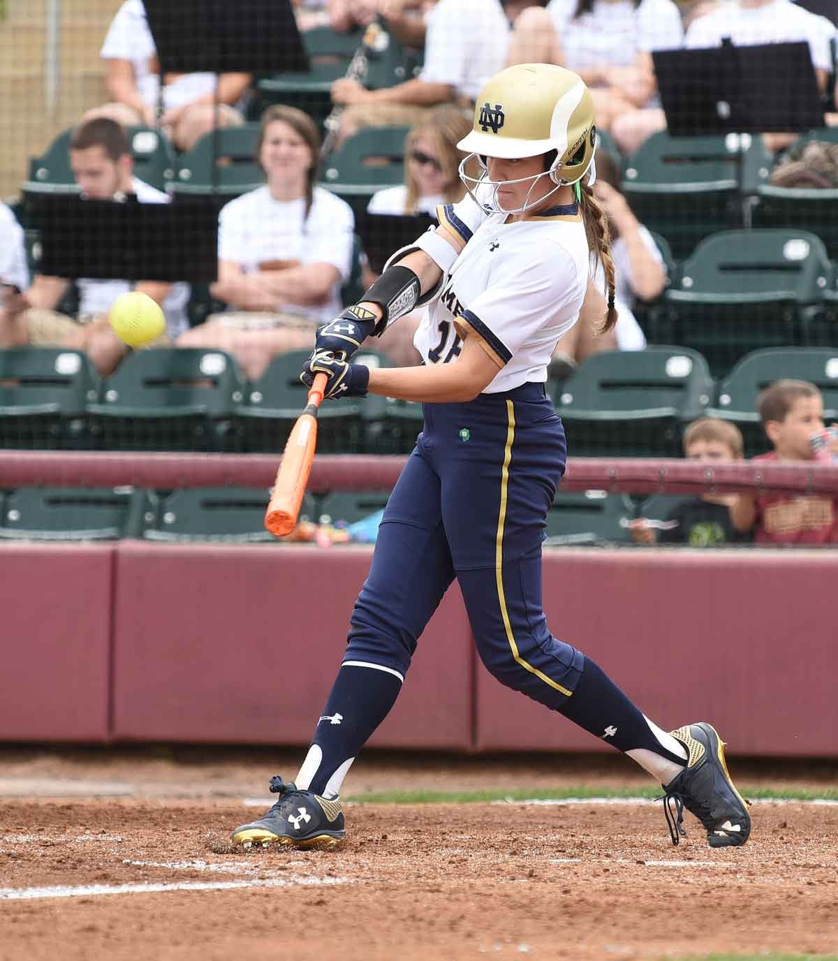 #RV Irish Down Cleveland State 8-4 In 2015 Home Opener Freshman Bailey Bigler logged her first career collegiate hit, a two-run pinch-hit single, to key a five-run Notre Dame fifth inning in Wednesday's win over Cleveland State
