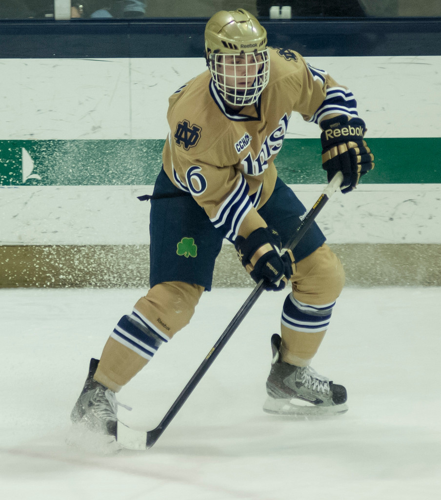 Notre Dame Men's Ice Hockey Sweeps Lake Superior State 12-01-2012
