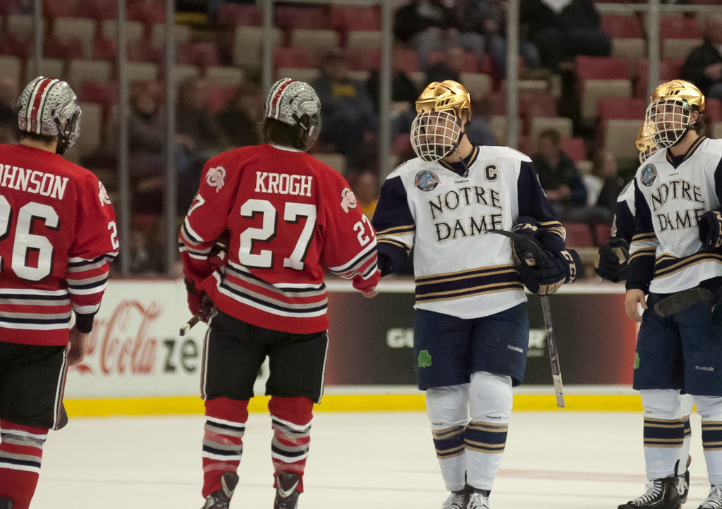 Notre Dame Men's Ice Hockey v Ohio State on 03-23-2013