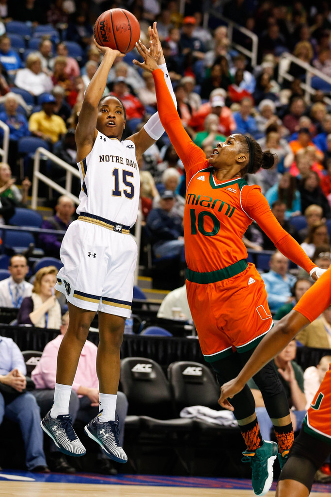 No. 21 Miami, 67 vs. No. 2 Notre Dame, 78
