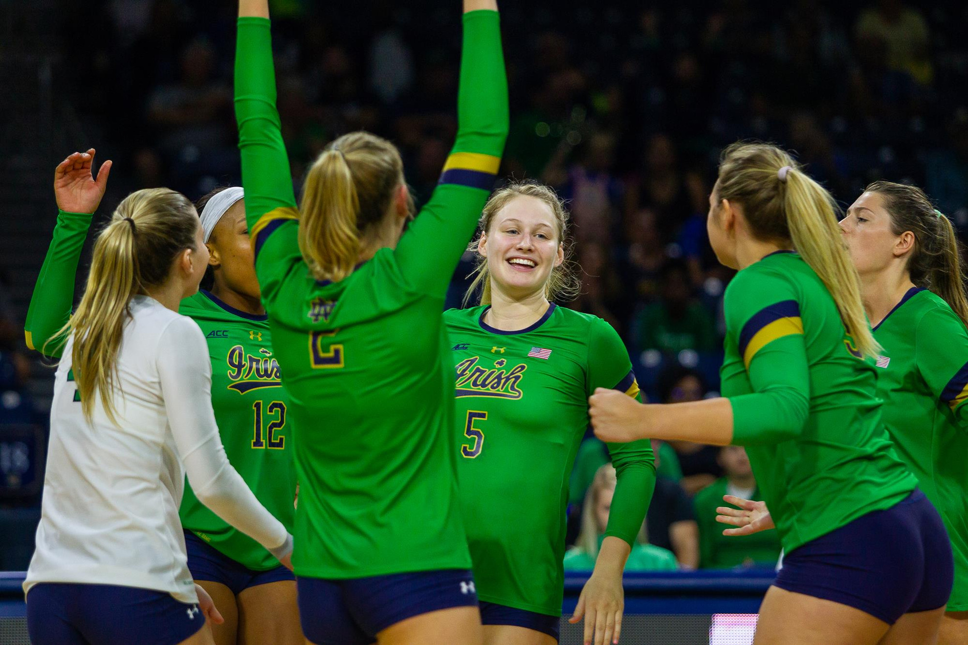 Irish Set To Host Wake Forest and Duke VB Green Celebration