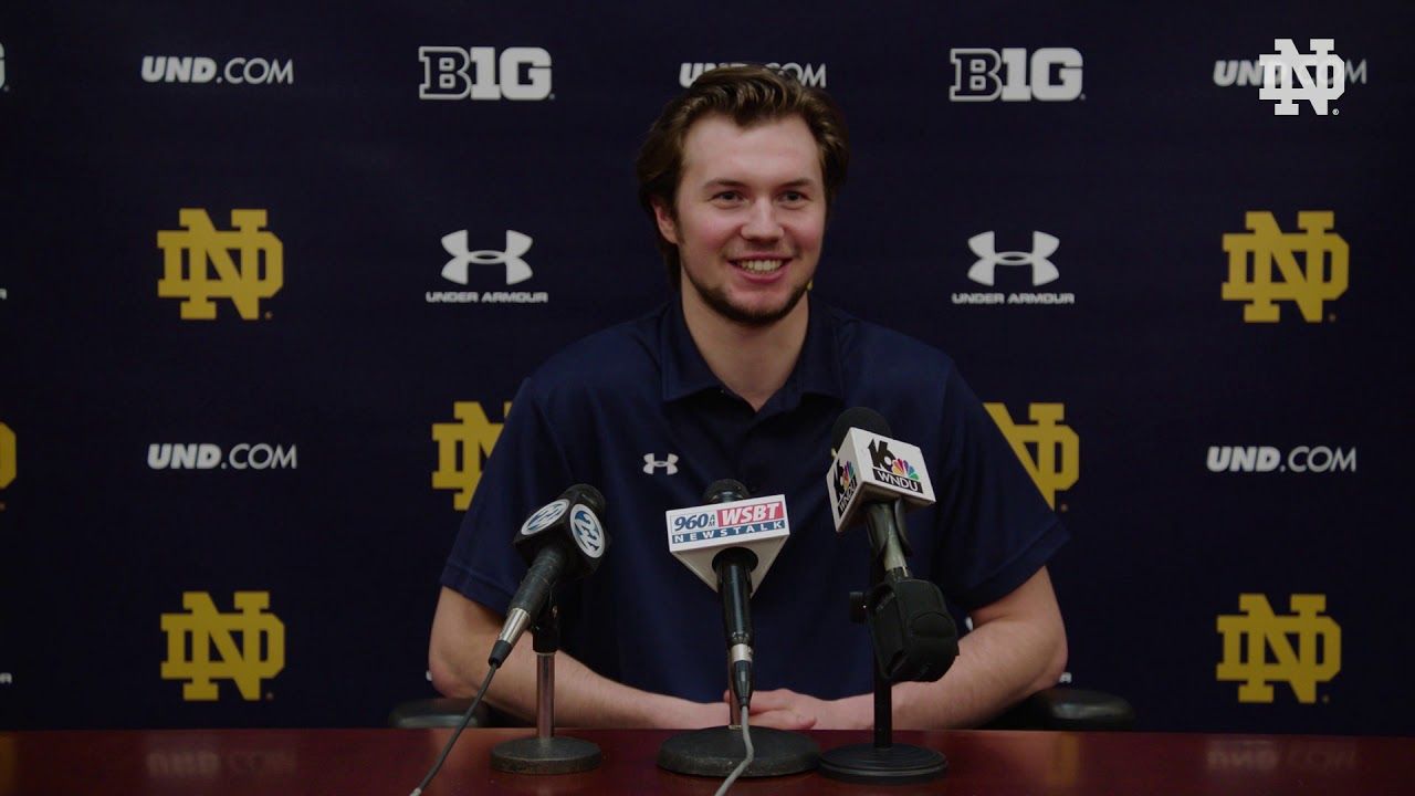@NDHockey | Andrew Peeke Press Conference: Selection Show (2019)
