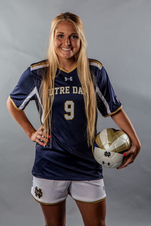Freshman Natalie Jacobs is second on the Irish with four goals and leads the team with five assists. 