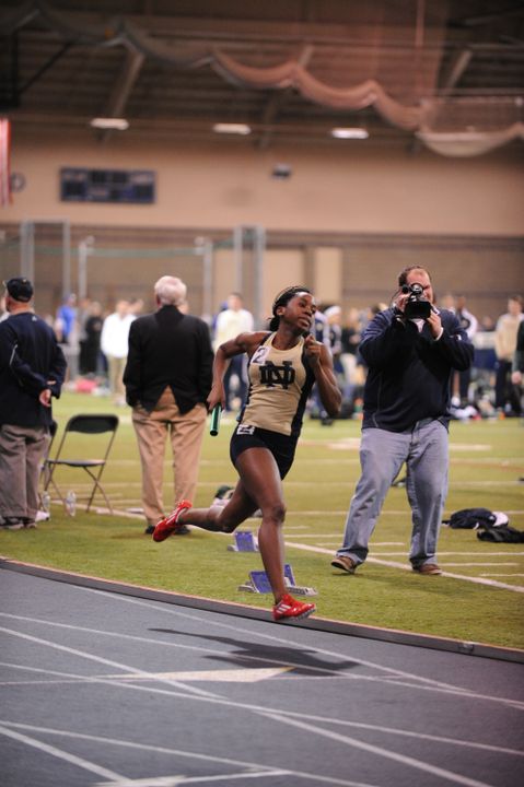 Margaret Bamgbose will compete in the 4x400m relay at the NCAA Indoor Championships this weekend.