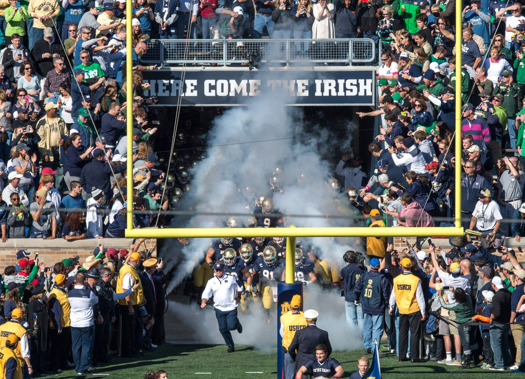 No. 6 Notre Dame Football vs. North Carolina