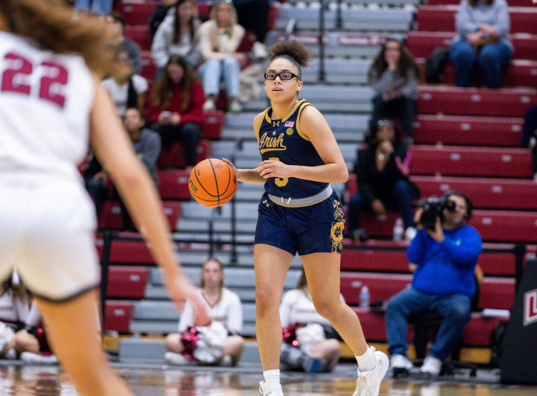 Record-Breaking 15 Treys Lead Irish Past Leopards, 91-55 Record-Breaking 15 Treys Lead Irish Past Leopards, 91-55