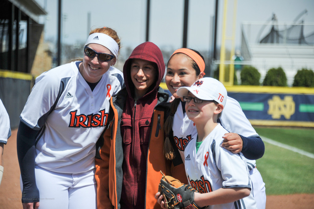 2014 Notre Dame Strikeout Cancer Doubleheader