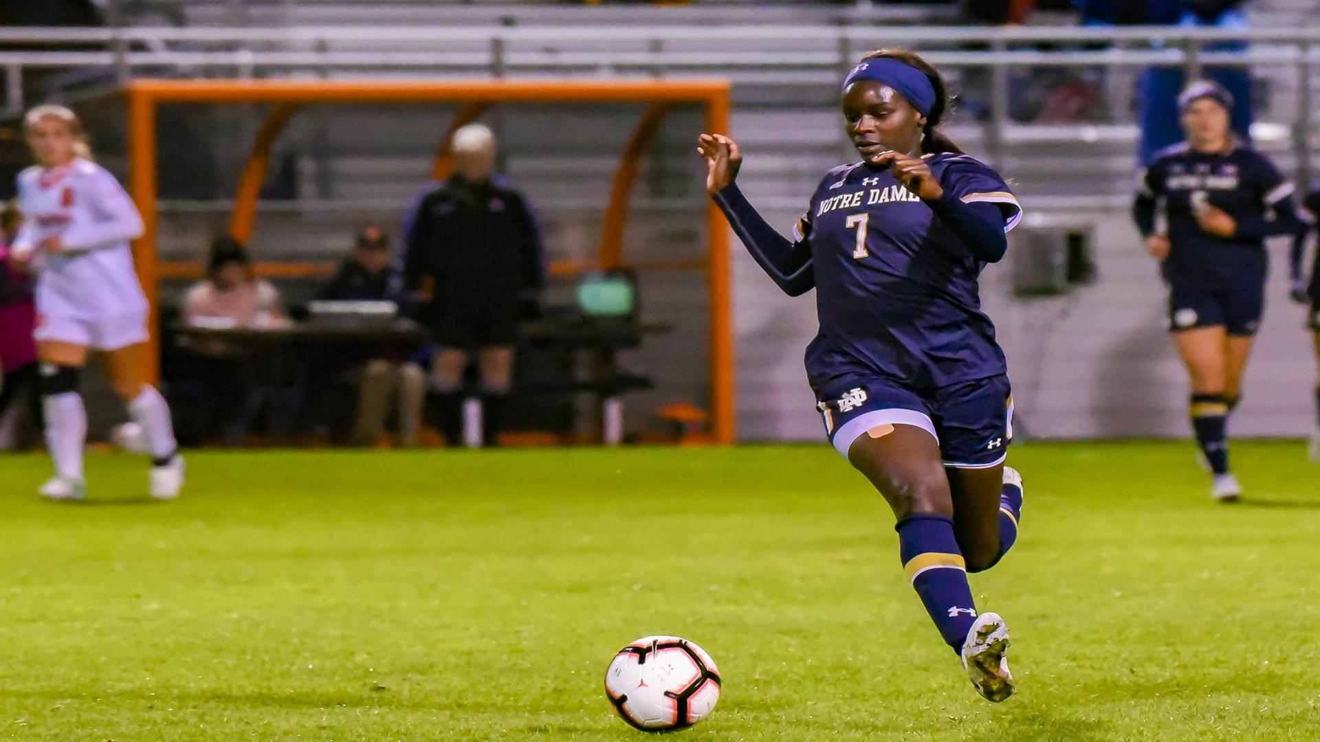 Irish Comeback Bid Falls Short at Virginia Tech Muya in action vs. Cuse