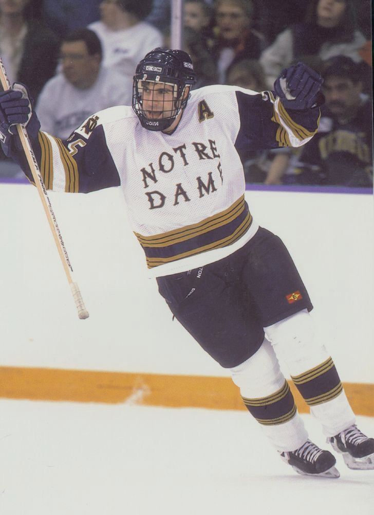 Let’s Meet Notre Dame Hockey’s All-Decade Team for 1990-2000 Defenseman Benoit Cotnoir was Notre Dame's first All-American since 1983 when he took honors in 1999.