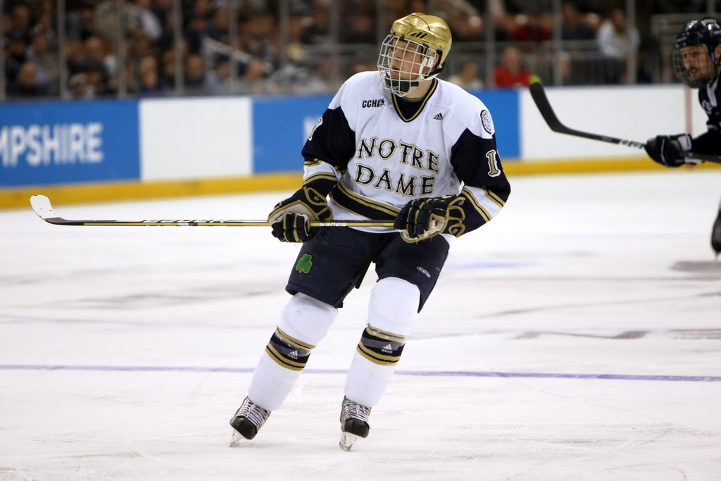 Irish Top New Hampshire 2-1 in NCAA Quarterfinals (AP)