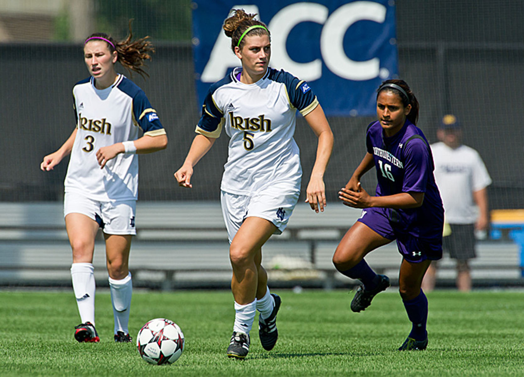Irish Trio Earns All-ACC Honors; Andrews Named ACC Freshman Of The Year Notre Dame sophomore Cari Roccaro earned first-team all-conference honors for the second consecutive season after being named to the All-ACC First Team on Thursday.