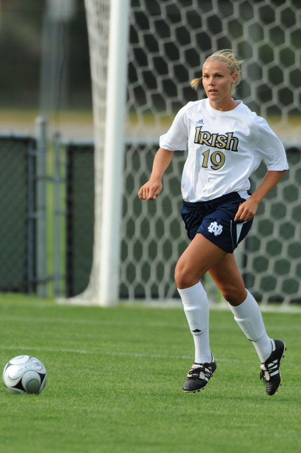 Senior Day Activities, Seton Hall Await For #1 Irish On Sunday Defender/co-captain Carrie Dew and her fellow Irish seniors have won each of their three previous third-round games in the NCAA Championship by a combined 11-4 margin, including last year's stirring 3-2 victory at North Carolina.