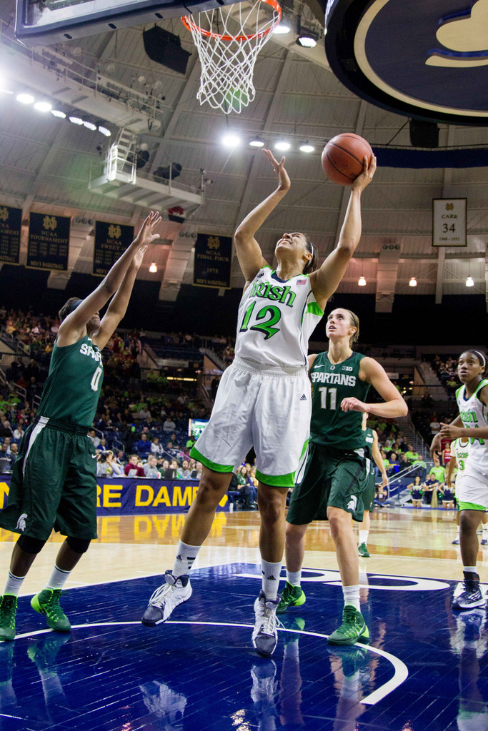No. 19 Michigan State at No. 6 Notre Dame (USATSI)