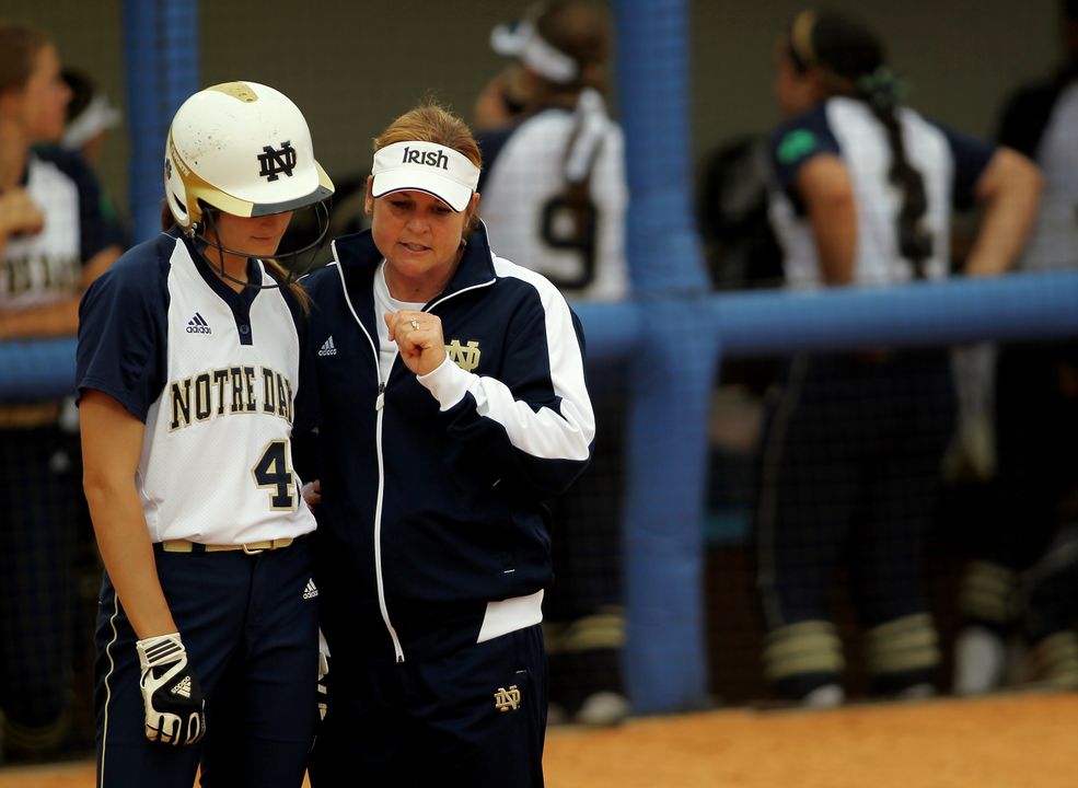Notre Dame head coach Deanna Gumpf, her coaching staff and selected Irish players will lead the day's instruction at the 2014 Irish Softball Clinic on Jan. 19