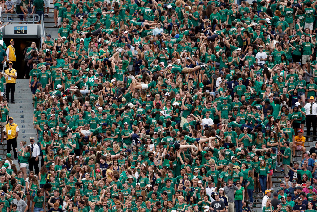 Notre Dame 62, UMass 27