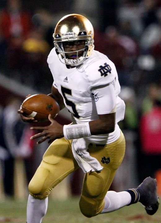Quarterback Everett Golson helped guide Notre Dame to its fourth victory over a top-25 opponent this season.