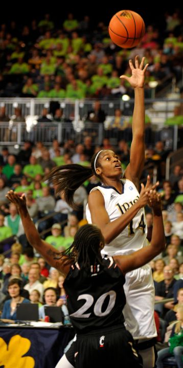Fifth-year senior All-America forward Devereaux Peters made her college debut in Notre Dame's 2007 Preseason WNIT opener against Miami (Ohio), collecting six points, eight rebounds and five blocks in 15 minutes as the Fighting Irish dropped the Redhawks, 98-50 at Purcell Pavilion.