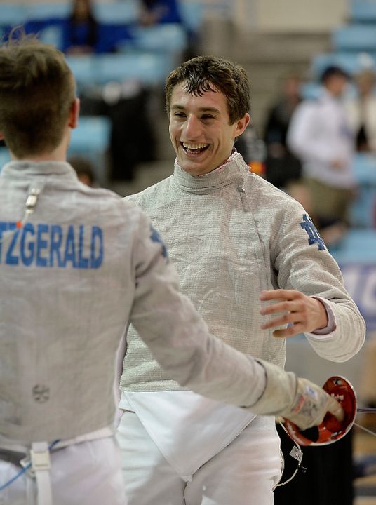 Sophomore Jonah Shainberg took gold in Division I men's sabre on Friday at the October North American Cup in Richmond, Va.