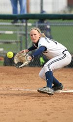 Notre Dame's softball team had its games against Connecticut postponed and will now return home for eight games at Ivy Field next week.