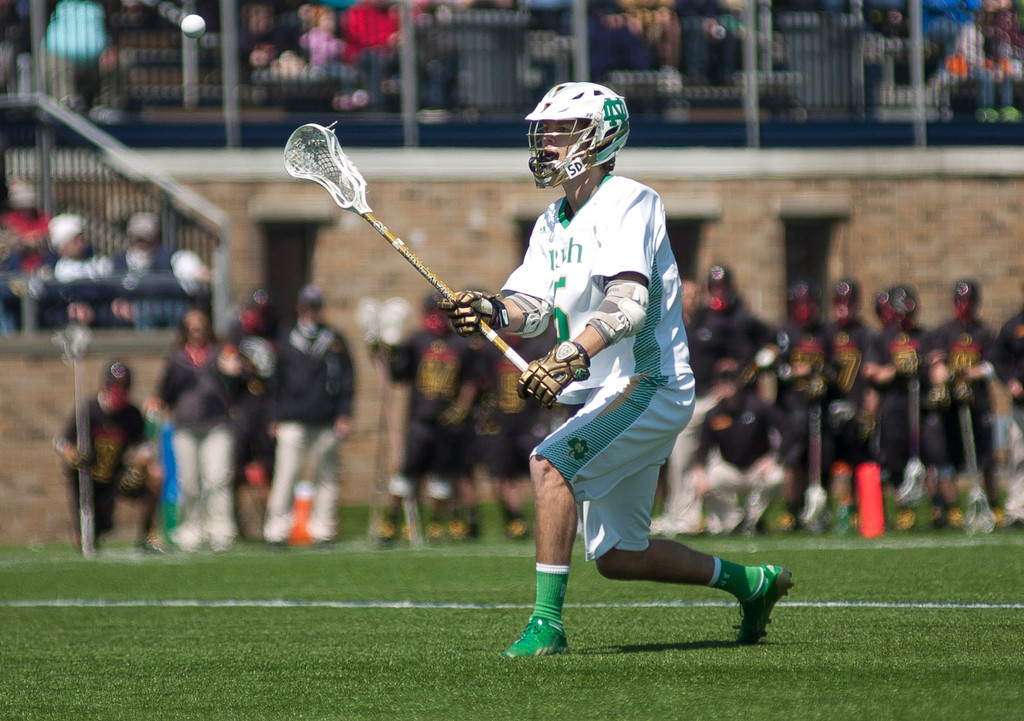 Notre Dame Men's Lacrosse vs Maryland on 04-19-2014