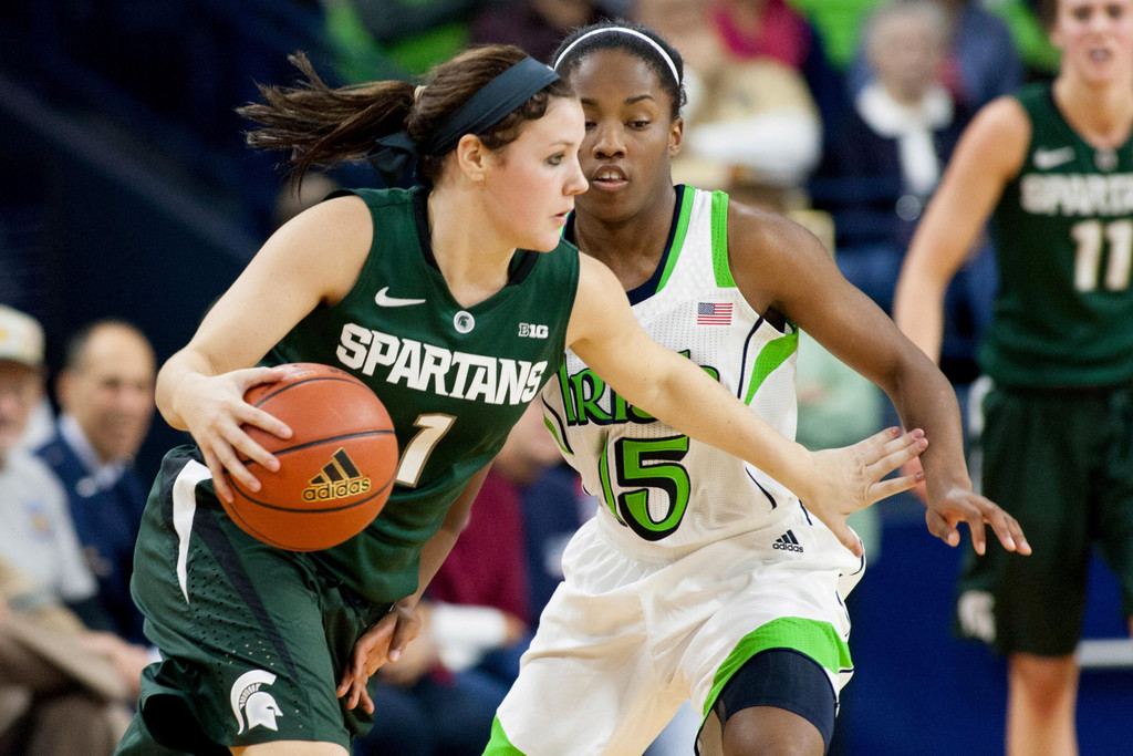 No. 19 Michigan State at No. 6 Notre Dame (USATSI)