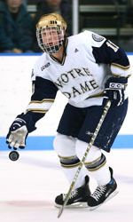Junior TAMPA, Fla. - The University of Massachusetts Minutemen scored three power-play goals, including the final two goals of the game to hand Notre Dame a 4-3 loss in the opening game of the Lightning College Hockey Classic Saturday night at the St. Pete Times Forum.Erik Condra leads the Irish with nine goals this season.