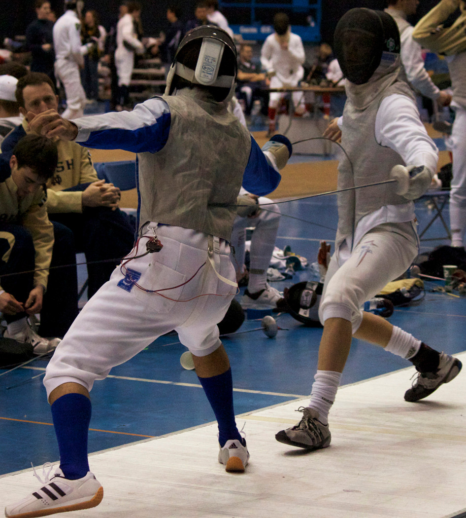 Irish Men’s Fencing Finishes Off Weekend Sweep At Notre Dame Duals Alan Markow led the Irish men's foil, finishing the day with a record of 18-2.
