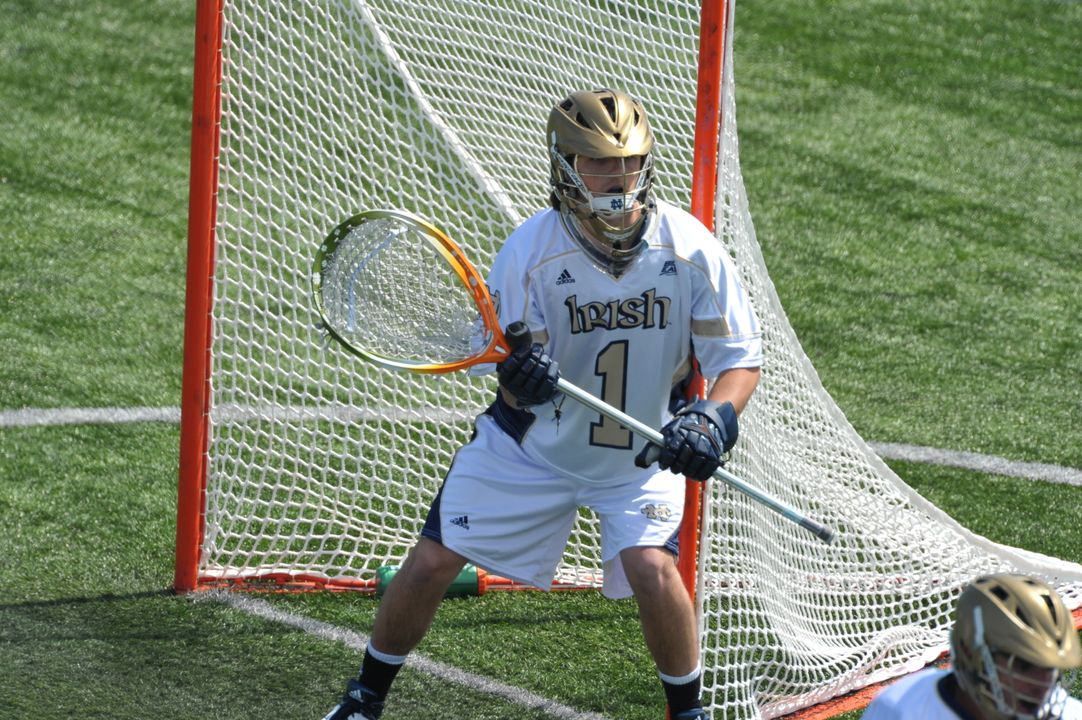 John Kemp made 13 saves in last season's 9-7 win at Georgetown. The Irish defense held the Hoyas to just two second half goals.