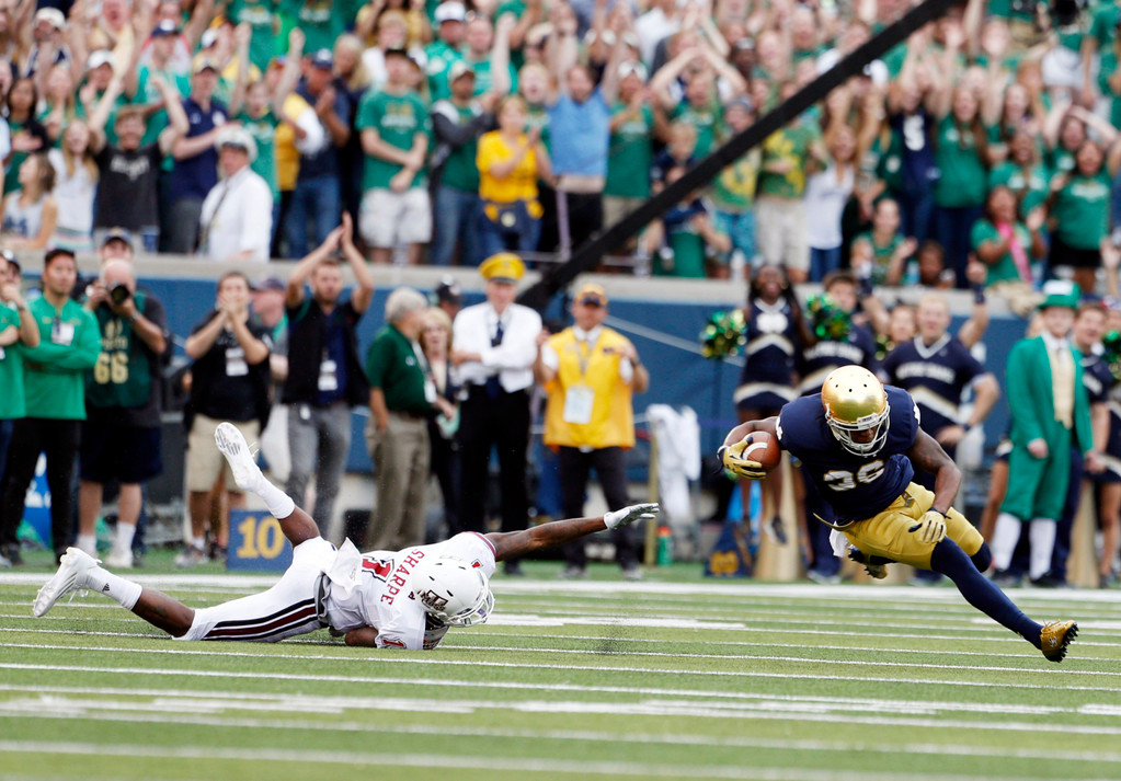 Notre Dame 62, UMass 27