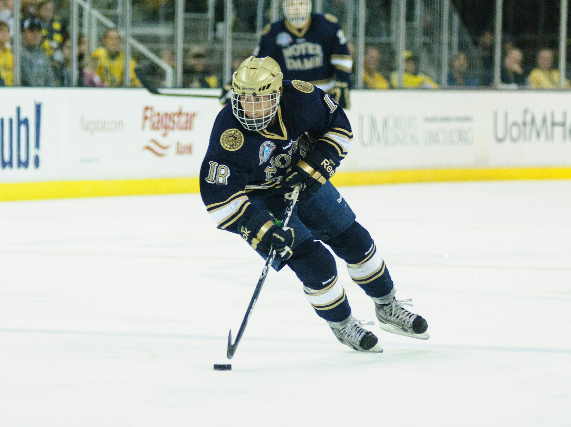Irish Close Out Six-Game Home Stand Versus Michigan State T.J. Tynan has been selected as the CCHA Warrior Player of the Month for December.