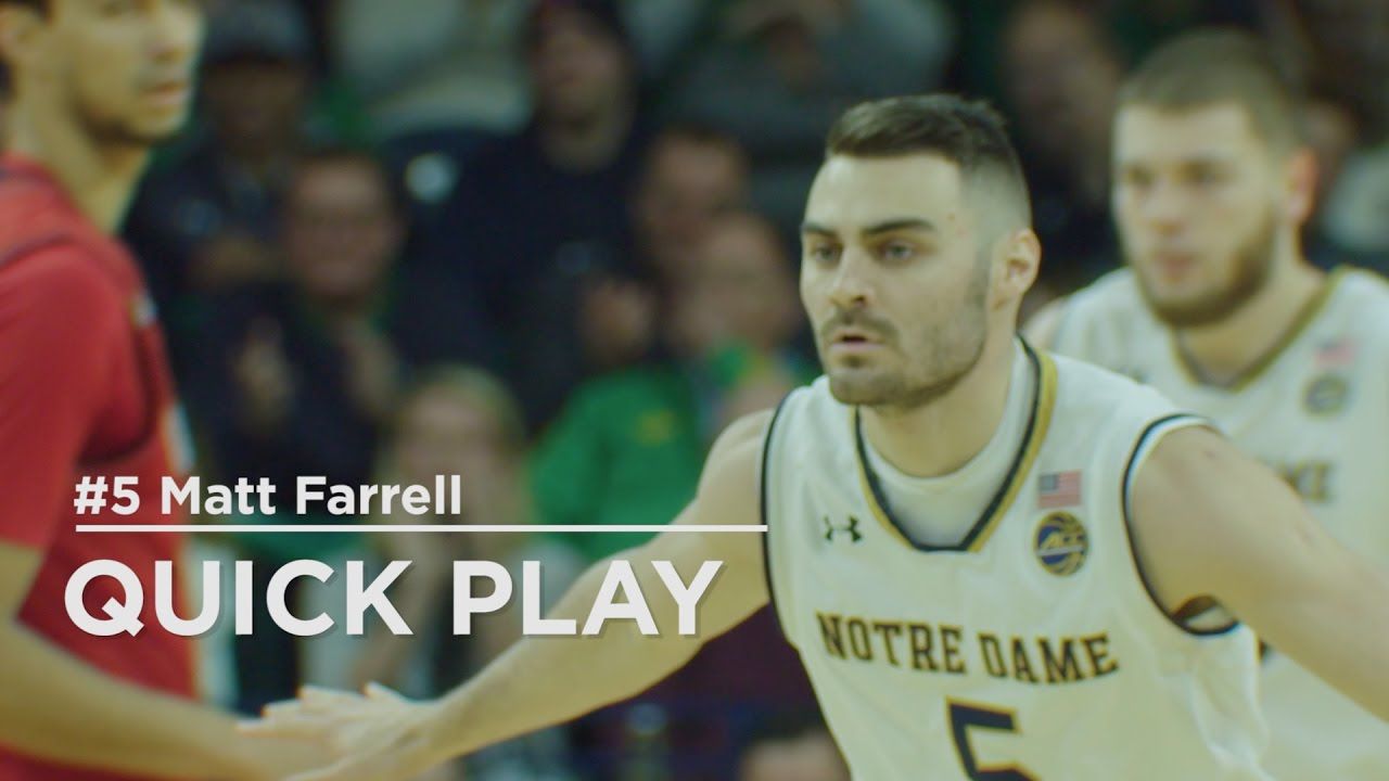 Quick Play | Matt Farrell Beats Shot Clock