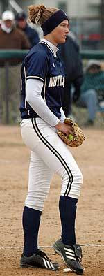 Senior Heather Booth is 5-0 with a 0.00 ERA since the Irish returned from spring break. Notre Dame is 9-1 since March 25.