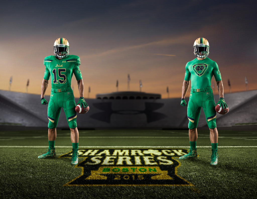 2015 Under Armour Shamrock Series Uniforms