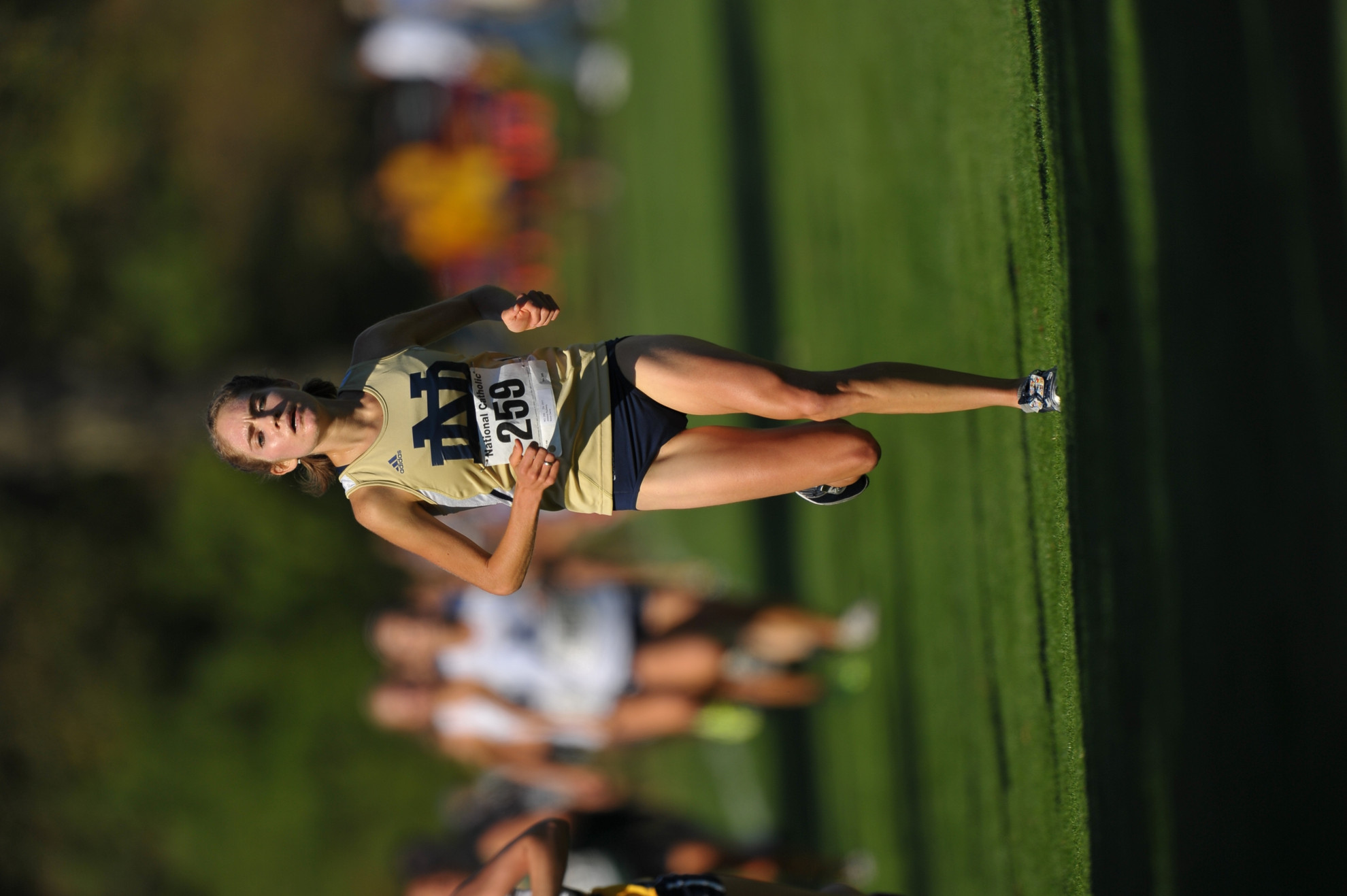 Notre Dame Cross Country Squads Claim Second At Crusader Invitational Junior Jessica Rydberg finished second in the women's race.