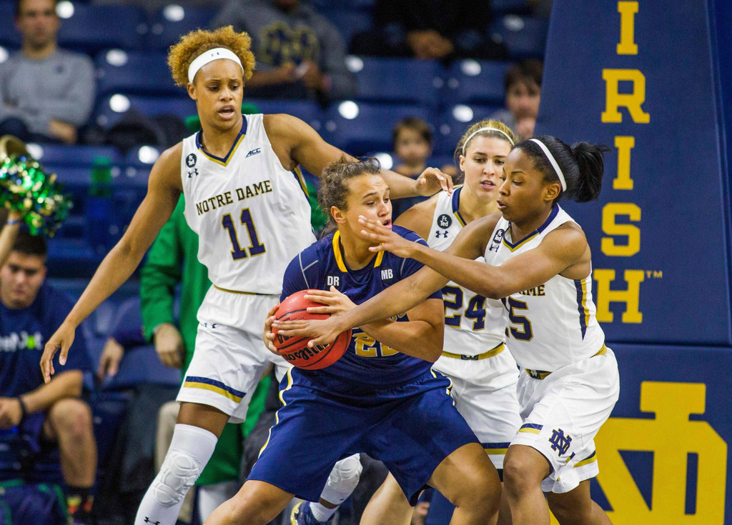 No. 3 Notre Dame 74, Toledo 39