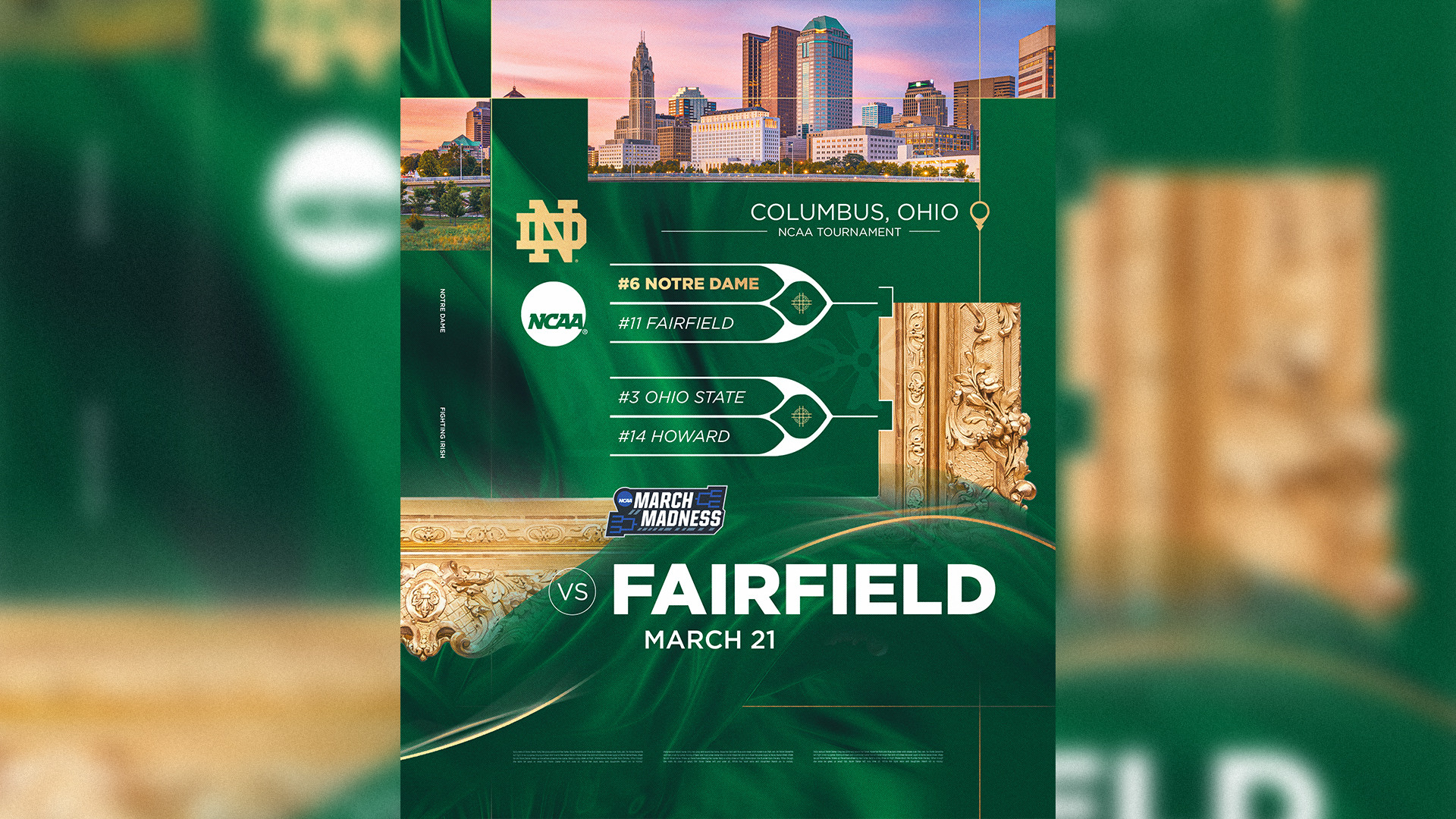 Irish Columbus Bound For First Round Of NCAA Tournament Irish Columbus Bound For First Round Of NCAA Tournament