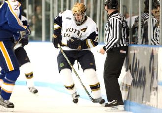 Mike Walsh scored one of Notre Dame's two goals against Northern Michigan. (File Photo)