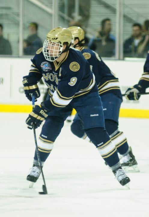 Junior center Anders Lee leads the Irish in scoring versus Western Michigan.  In 10 career games, he has seven goals and two assists for nine points.