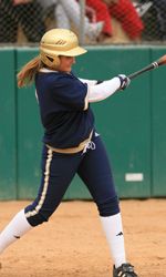 Heather Johnson had three hits, three doubles and four RBI in the doubleheader over Seton Hall