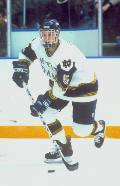 Mark Eaton was the CCHA rookie of the year for the 1997-98 season when he had 12 goals and 17 assists for Notre Dame.