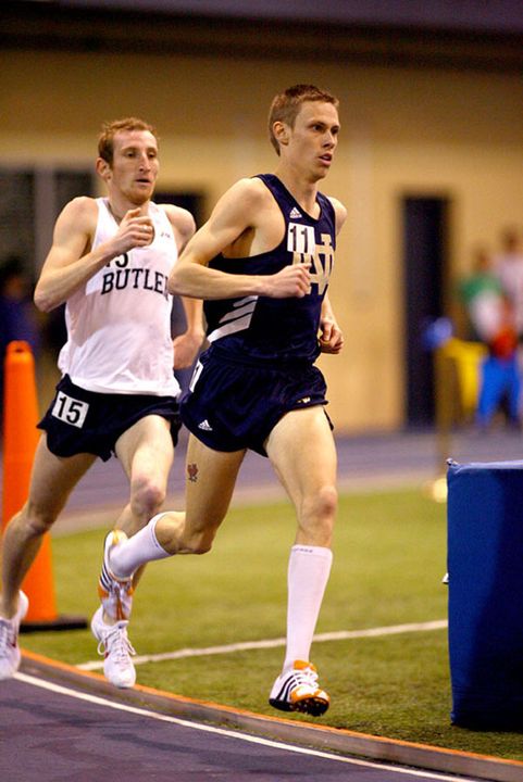 Although he did not finish Saturday's 3,000-meter final at the NCAA Championships, Benninger already secured his fifth career All-America citation (third on the track) by anchoring the Irish distance medley relay to a sixth-place finish on Friday night in Fayetteville, Ark.
