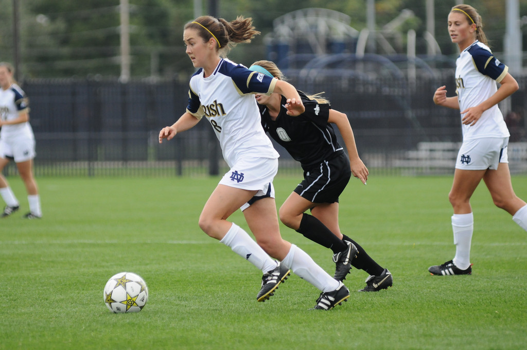 Notre Dame Women's Soccer vs Oakland on 09-23-2012